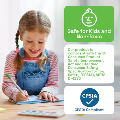 ARTISTRO Acrylic Paint Markers for Fabric, Rock, Wood, Glass, Craft - 24 Quick Dry Dual-Tip Fabric Paint Pens for Halloween Decorations - Pumpkin Painting Kit, Art Supplies, Christmas Gift