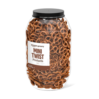 Amazon Grocery, Mini Twist Pretzels, 40 Oz (Previously Happy Belly, Packaging May Vary)