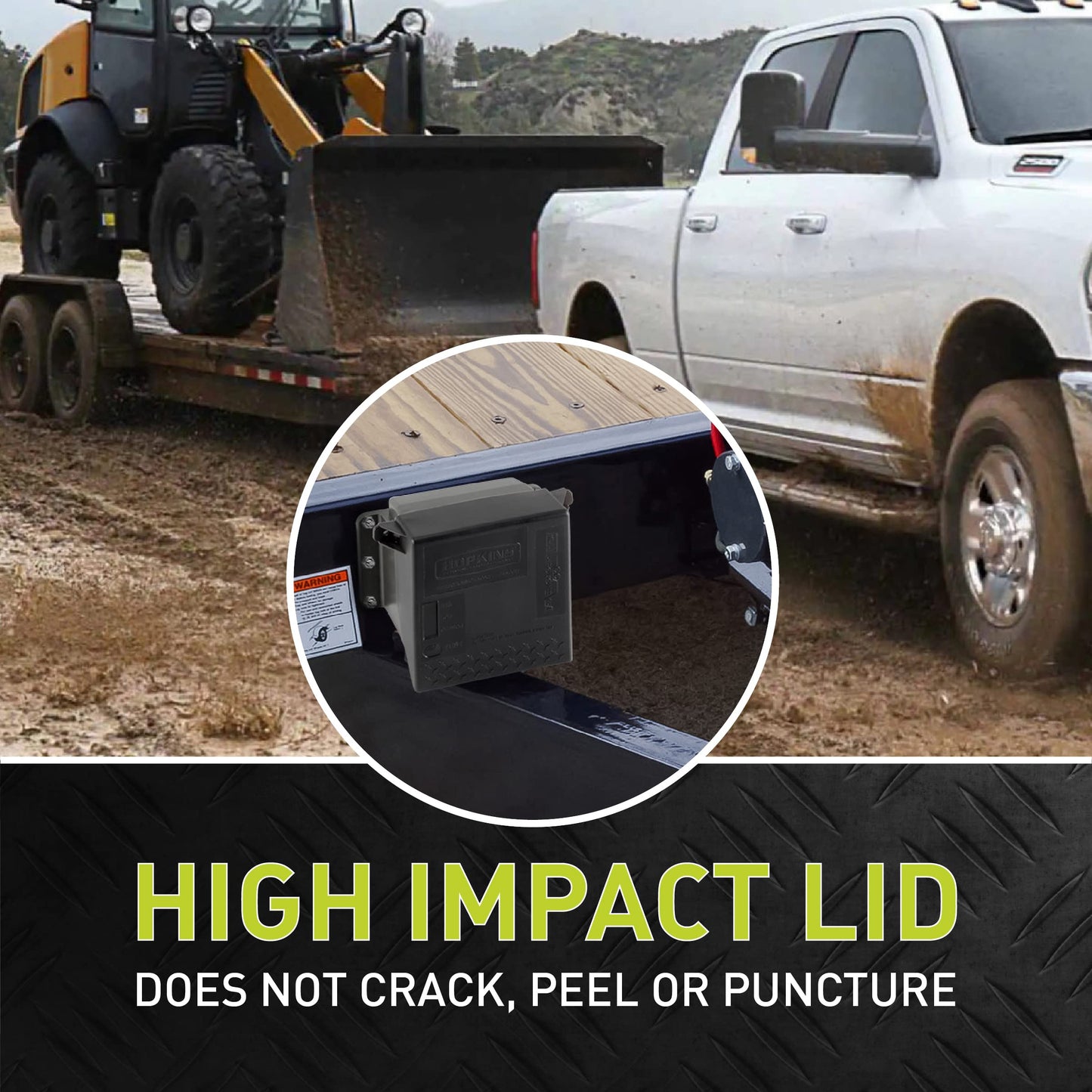 Hopkins Towing Solutions 20099 Engager LED Test Break Away System with Battery Meter