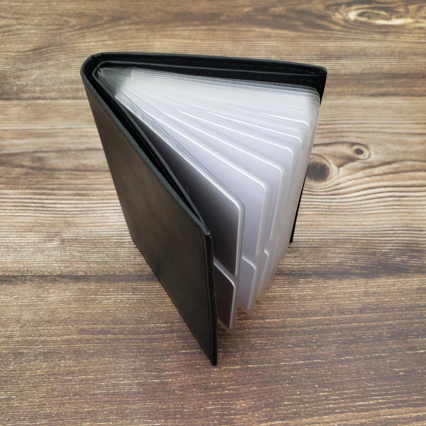 ag wallets RFID Signal Blocking Leather European Hipster Wallet, Black, 5 x 4.5-Inch