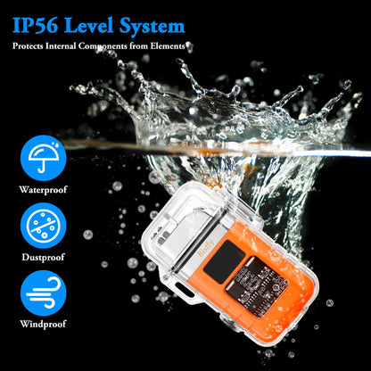 Bistfy Electric Lighter With Digital Display and Flashlight - Type C Rechargeable USB, Plasma Arc, Waterproof and Windproof Flameless Cool for Camping, Hiking, Outdoor Activities