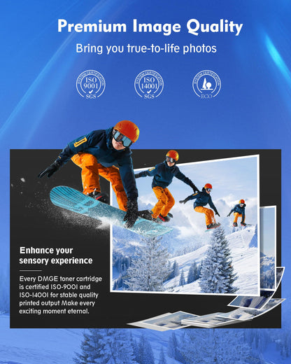 202X Toner Cartridges - High Yield 4 Pack Compatible Replacement for HP 202X Toner Cartridges, MFP M281fdw 202A Toner, for HP Color Laserjet Pro MFP M281fdw M281cdw M281fdn M254dw M254dn | CF500X