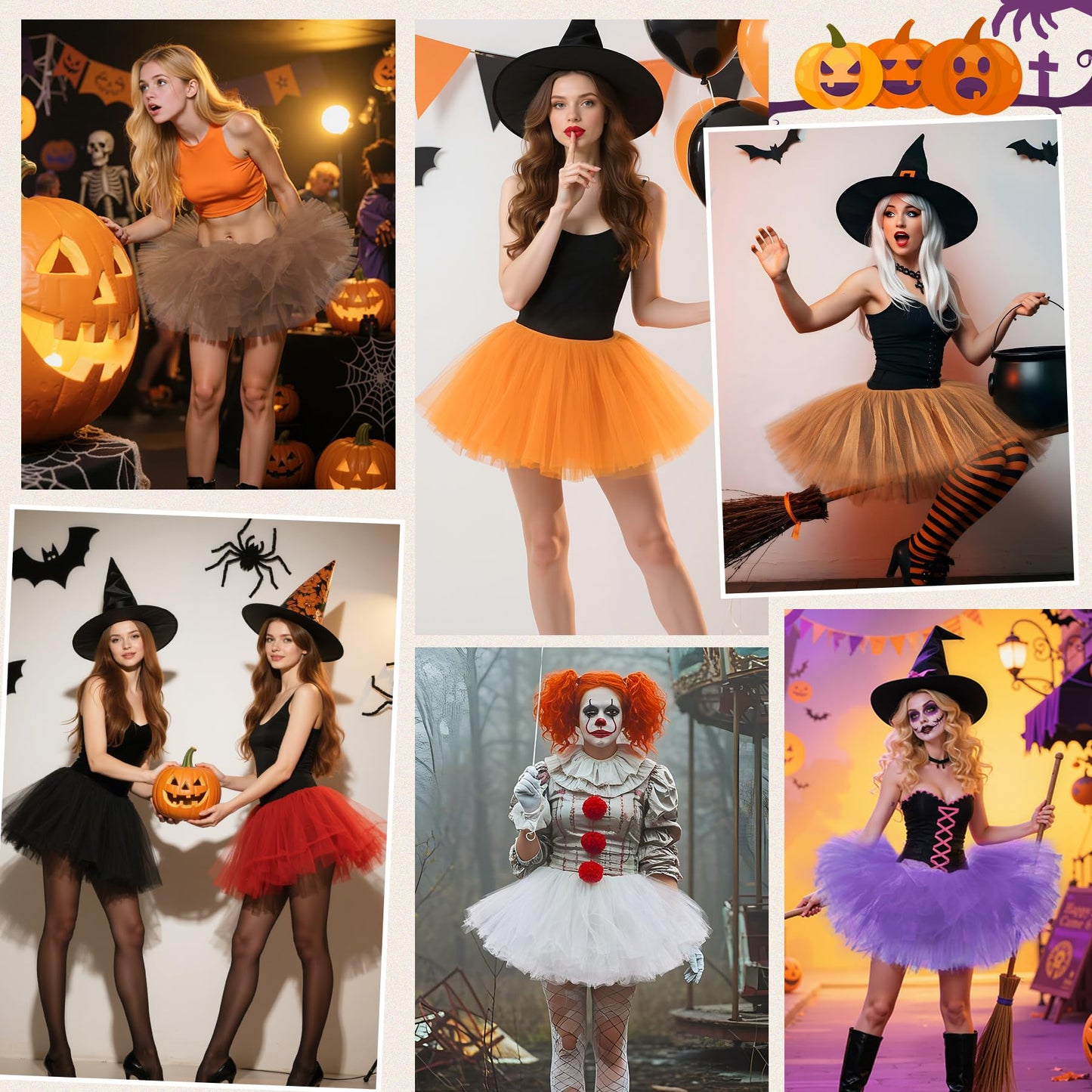 Black Tutu Skirt for Women Elastic 5 Layered Tulle Tutu Skirt Black Adult Fluffy Skirt Halloween Costume