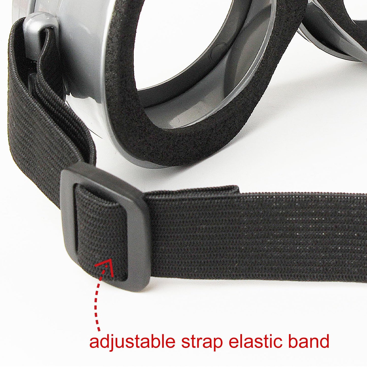 HEYFIZZ 2 Pack Halloween Goggles for Adult Kids, Goggles Glasses Costume Accessories for Men Women Cosplay Party Set Silver