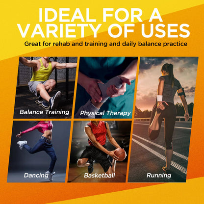 Ankle Balance Board Foot Strengthener Trainer for Sprained Ankle, Stability Exercises, Physical Therapy, Plantar Fasciitis Relief, Posture Correction, Balance Training, Anti Slip Wobble Board