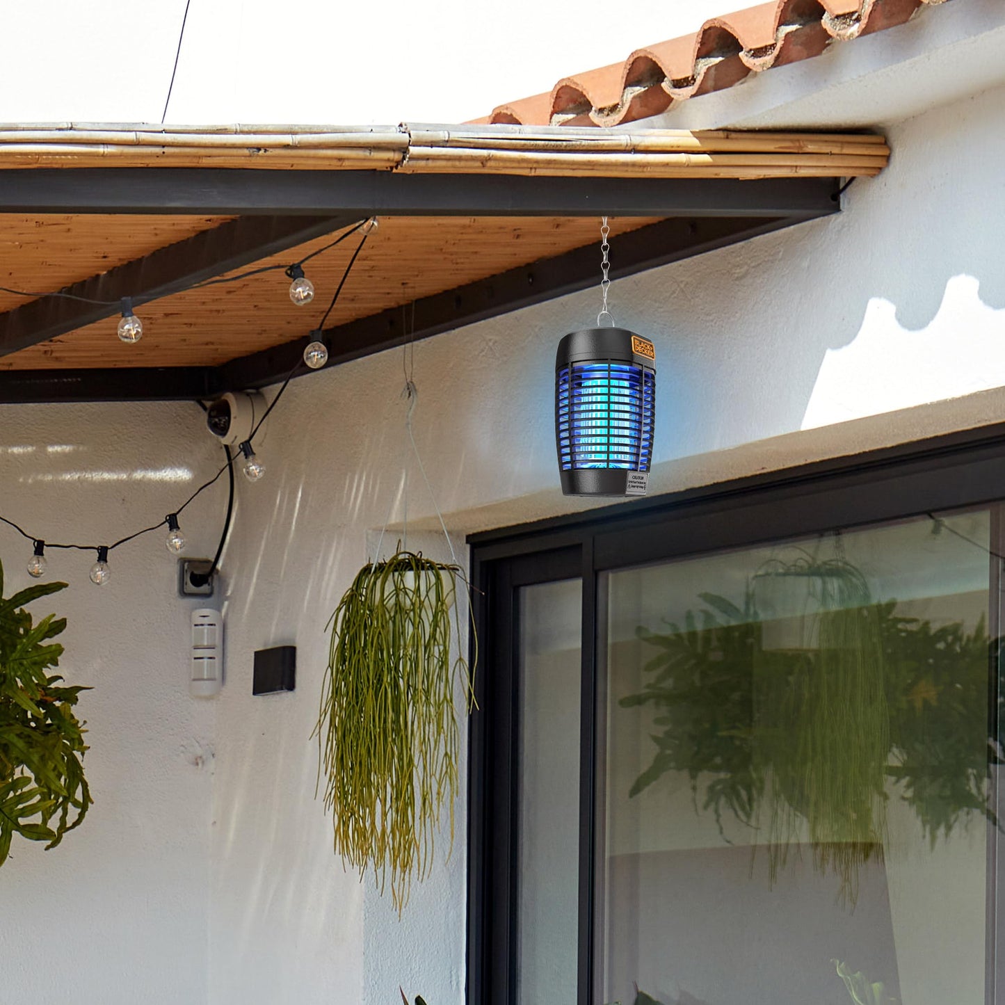 BLACK+DECKER Bug Zapper- Mosquito Repellent Outdoor & Fly Traps for Indoors- Mosquito Killer & Fly Zapper - Gnat & Moth Traps for Home, Deck, Garden, Patio & More