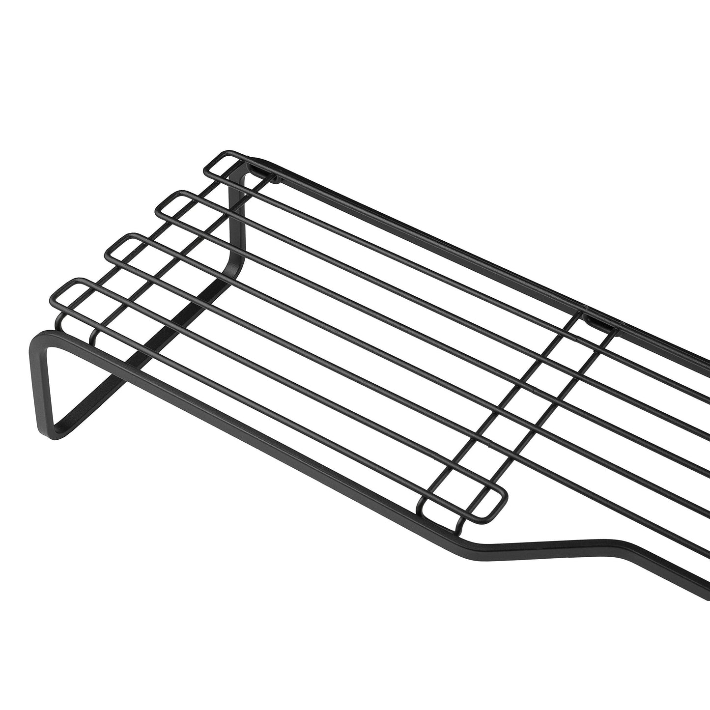 BLKP Pearl Metal AZ-5053 Stove Back Rack Limited Black Width 29.5 inches (75 cm) Above Exhaust Outlet Kitchen Storage Black