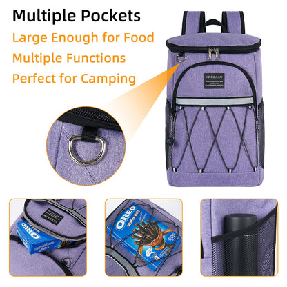 Backpack Cooler Backpack 26 Cans Insulated Leak Proof for Women Men Beach Camping Picnic Fishing Hiking Lunch Backpack Waterproof Cooler