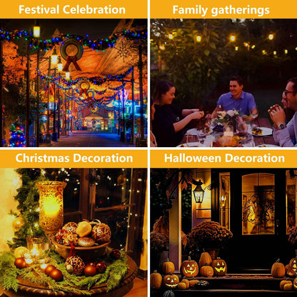 aobthurn Flame Light Bulbs, 4 Modes LED Flame Effect Light Bulb, E26 Base Flickering Light Bulb with Gravity Sensor,Flickering Light Bulbs Halloween Home Party (4 Pack)