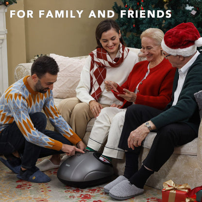 Breo Foot Massager with Heat, Deep Tissue Kneading, Shiatsu Massage Machine for Relax, Relieve Foot Pain, Plantar Fasciitis, Fits Feet Up to Men Size 12, Mother's Day Gift