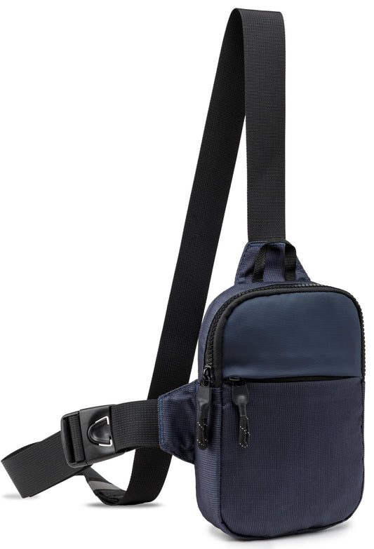 higouta Mini Sling Bag for Men Women, Waterproof Utility Crossbody Backpack Chest Bag for Hiking Travel Sports Running