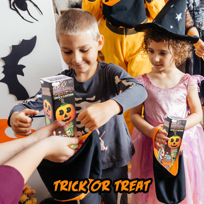 ArtCreativity Halloween Bubble Wand for Kids, 14" Light Up Pumpkin Bubble Wand for Toddlers with LED & Music, Halloween Boo Basket Stuffers for Kids, Haloween Toys for Toddlers