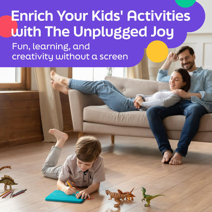 AYNAT FUN Magnetic Drawing Board for Kids & Toddlers with Beads and Magnet Stylus Pen - Magnetic Tablet Toy for Airplane & Car Ride Activities for Kids