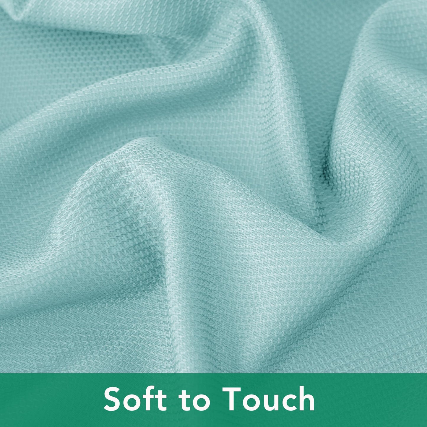 Biscaynebay Round Tablecloth 60 Inch-Auqa Blue Outdoor Fabric Table Cover-Small Circle Folding Table Cloths Linen Water Resistant for Kitchen Dining Picnic Patio Outdoor Party Restaurant Tables