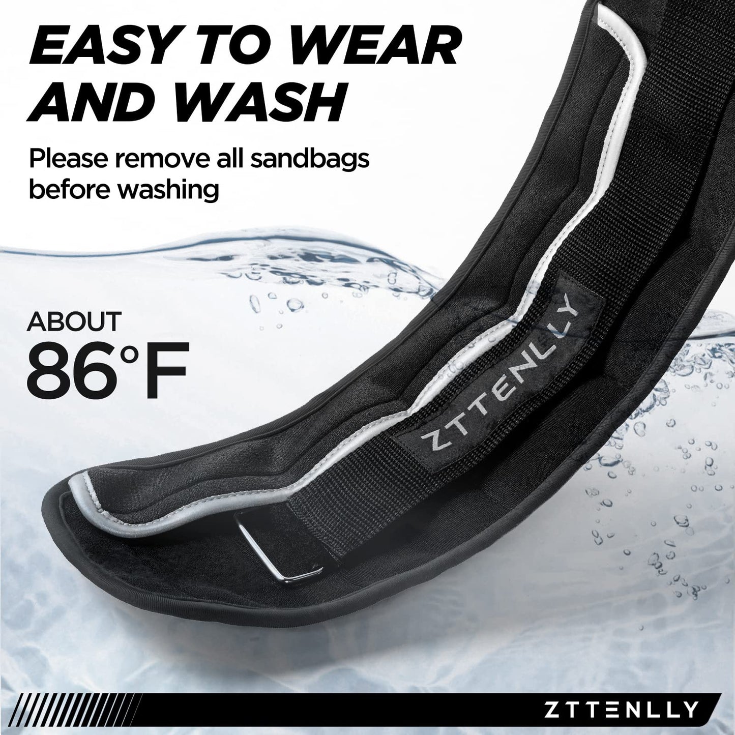 Adjustable Ankle Weights 1-5/10/15/20LBS Pair with Carry Bag - Breathable Fabrics, Reflective Trim - Strength Training Leg Wrist Arm Ankle Walking Weights Sets for Women Men Kids