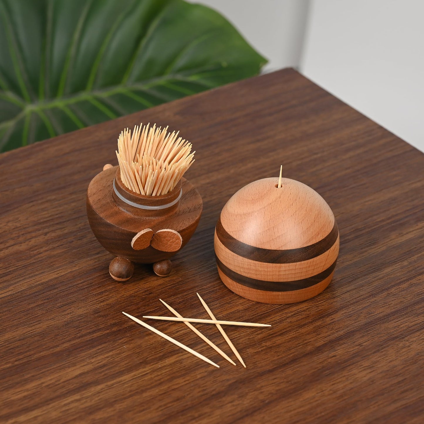 Bee Toothpick Holder Dispenser - Unique Kitchen Gadgets for Home Decor and Gifts, Cute Kitchen Accessories for Bee Lovers, Bee Decor - Perfect Kitchen Gifts Idea--Includes 150 Pcs Toothpicks