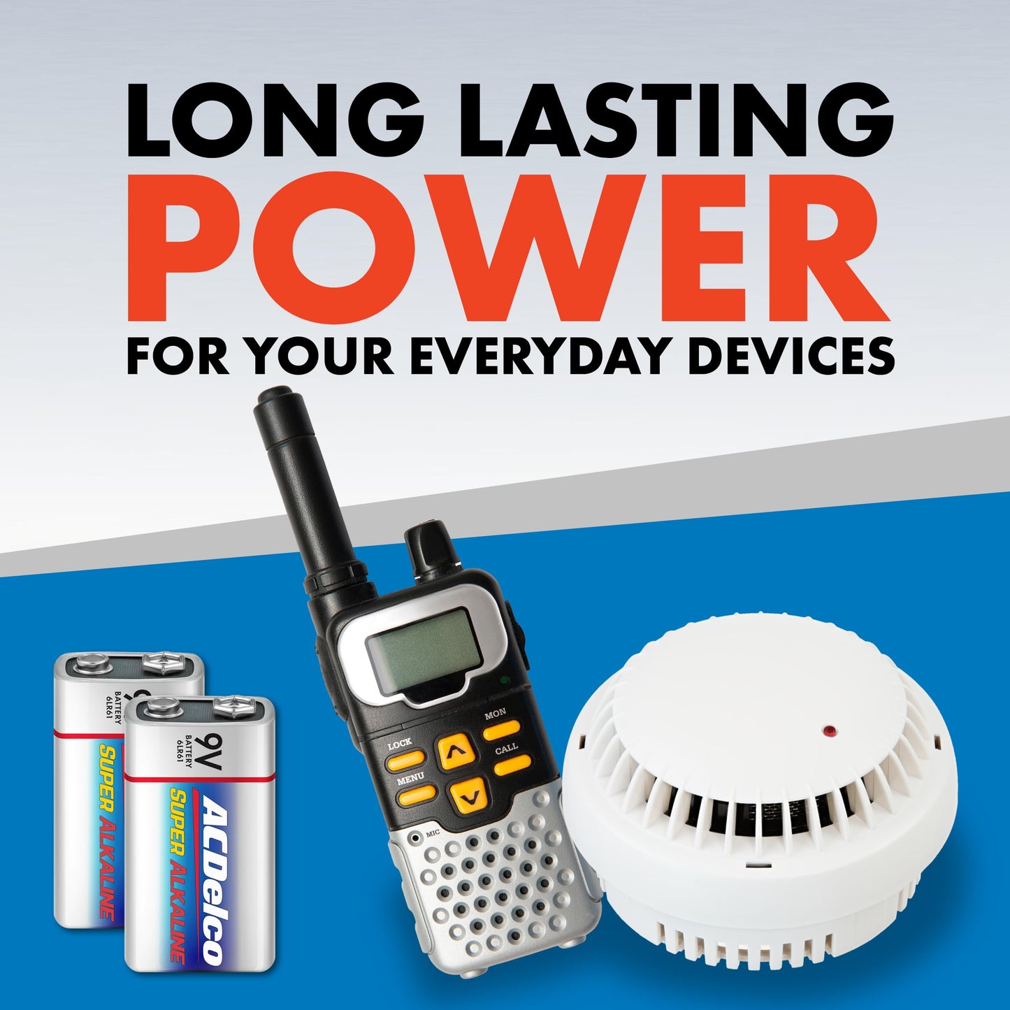 ACDelco 24-Count 9V Batteries, Maximum Power Super Alkaline Battery for Home and Office, 7-Year Shelf Life, Reclosable Packaging