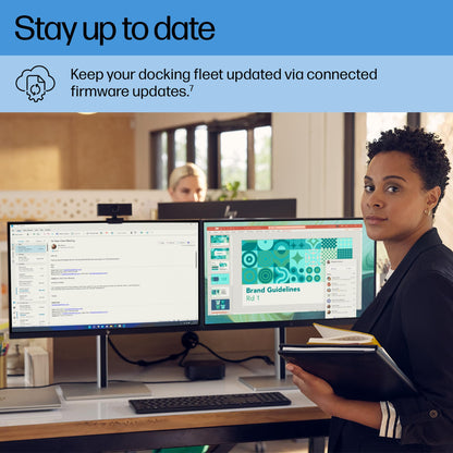 HP USB-C Dock G5-11-in-1 Adapter for Both USB-C and Thunderbolt-Enabled Laptops, PCs, & Notebooks - Single Cable for Charging, Networking, or Data Transfers - Great for Secure & Remote Management