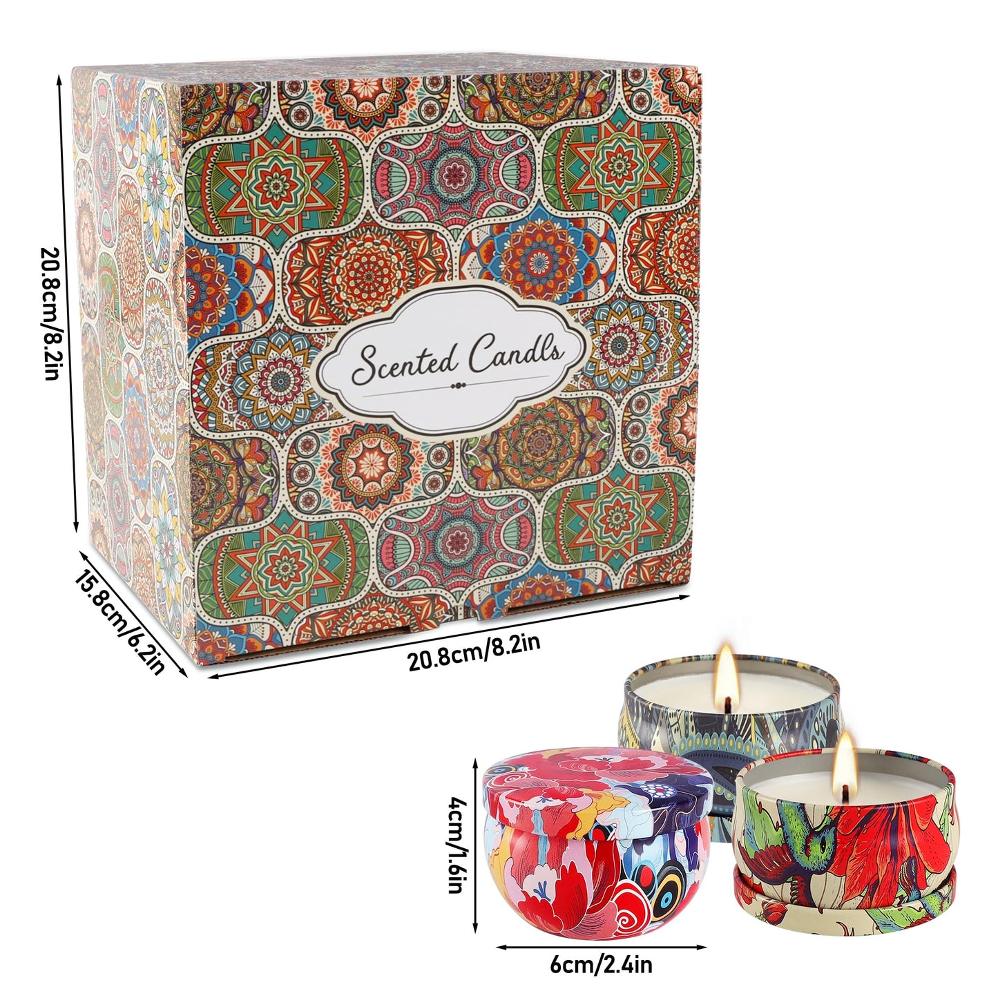 36 Pack Scented Candles Set for Home, Relaxing Stress Relief, Aromatherapy - Natural Soy Wax and Fragrance - Gifts for Women, Mom, Best Friend, Wife, Birthday