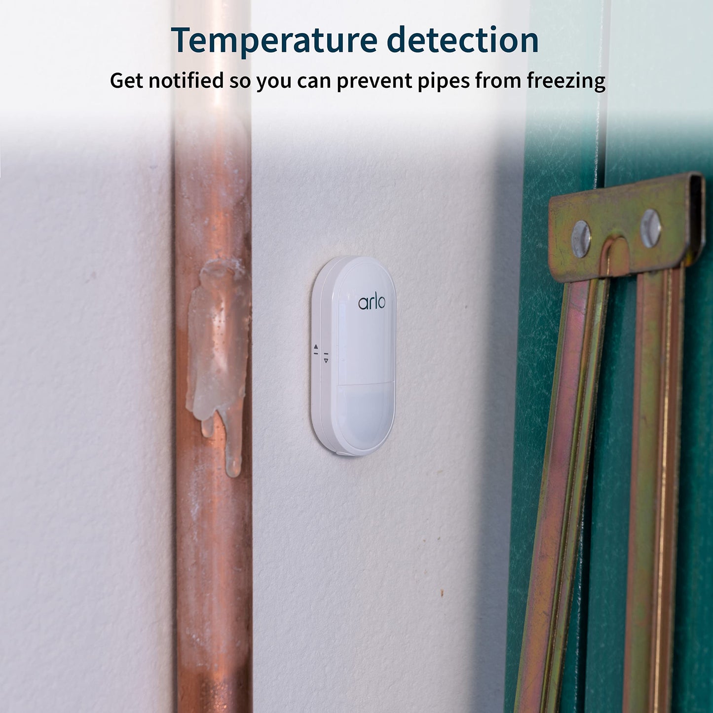 Arlo All-in-One Sensor - 8 in 1 with Open/Close Detection, Motion Sensor, Water Leak Detection, Freeze Detection, Tilt Detection, Smoke Alarm Listening, CO Alarm Listening - 1 Pack, Add-On, MS1001