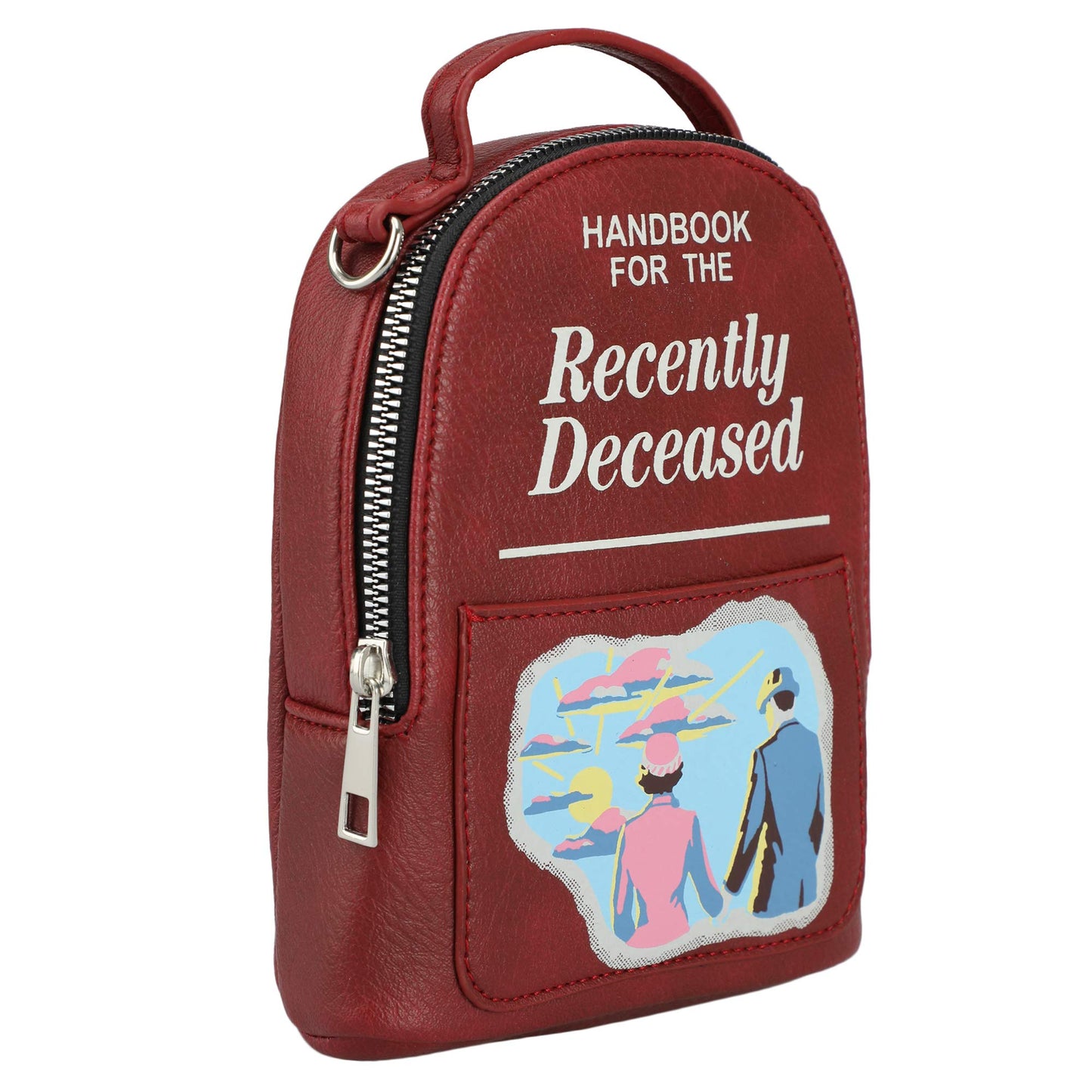 Beetlejuice Classic Movie Recently Deceased Book Mini Backpack One Size Fits Most Wristlet