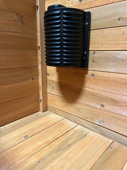 Hound Heater by Akoma Pet Products | 400w Dog House Furnace with 10-Foot Cord | Installs in Minutes | Safe - Dry Heat | Won't Burn Pets