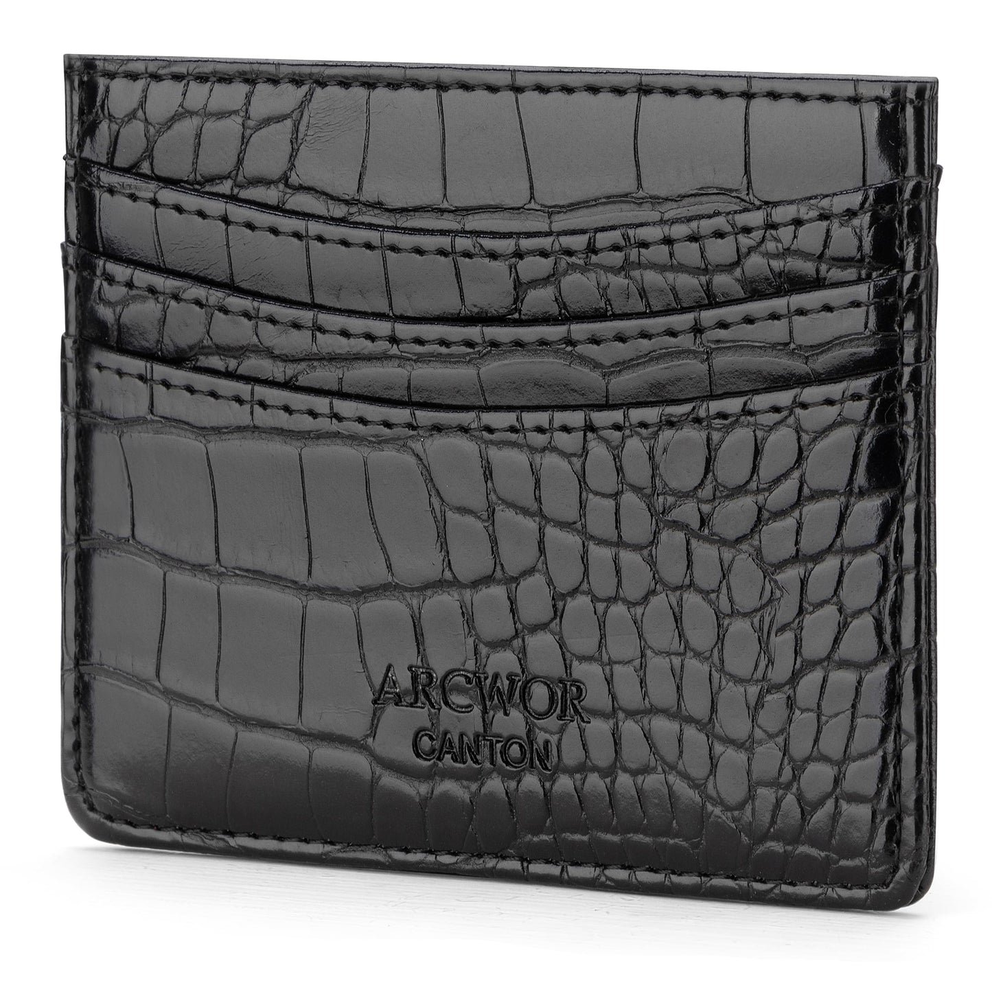 ARCWOR Slim Wallet Minimalist Front Pocket RFID Blocking Men and Women Leather Wallets