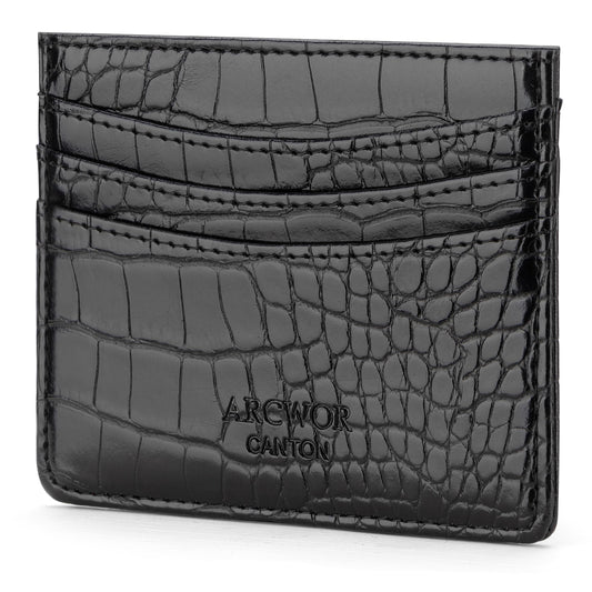 ARCWOR Slim Wallet Minimalist Front Pocket RFID Blocking Men and Women Leather Wallets