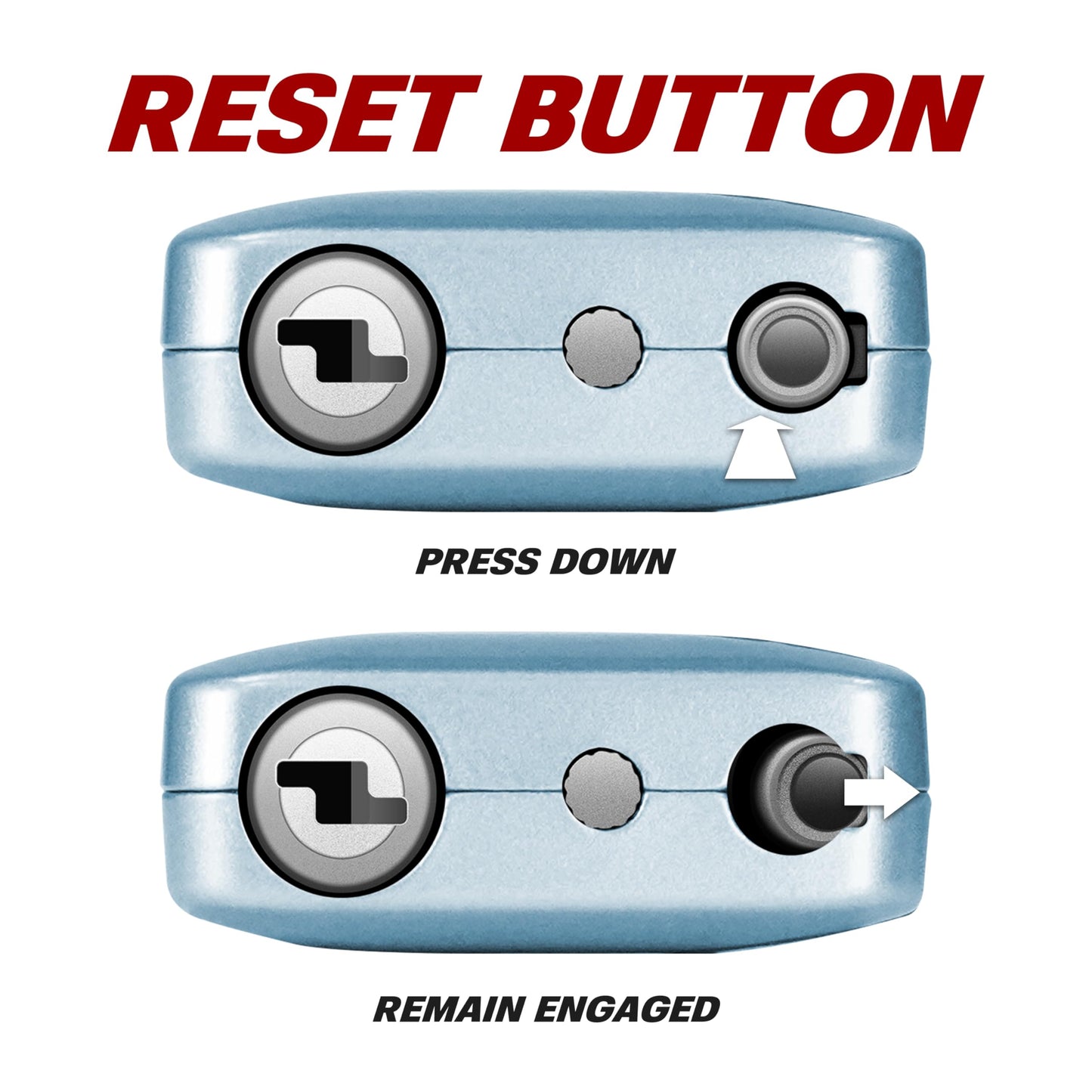 BV TSA Accepted Luggage Travel Lock, Set-Your-Own Combination Lock for School Gym Locker, Luggage Suitcase Baggage Locks, Filing Cabinets, Toolbox, Case (Arctic Blue, 2 Pack)