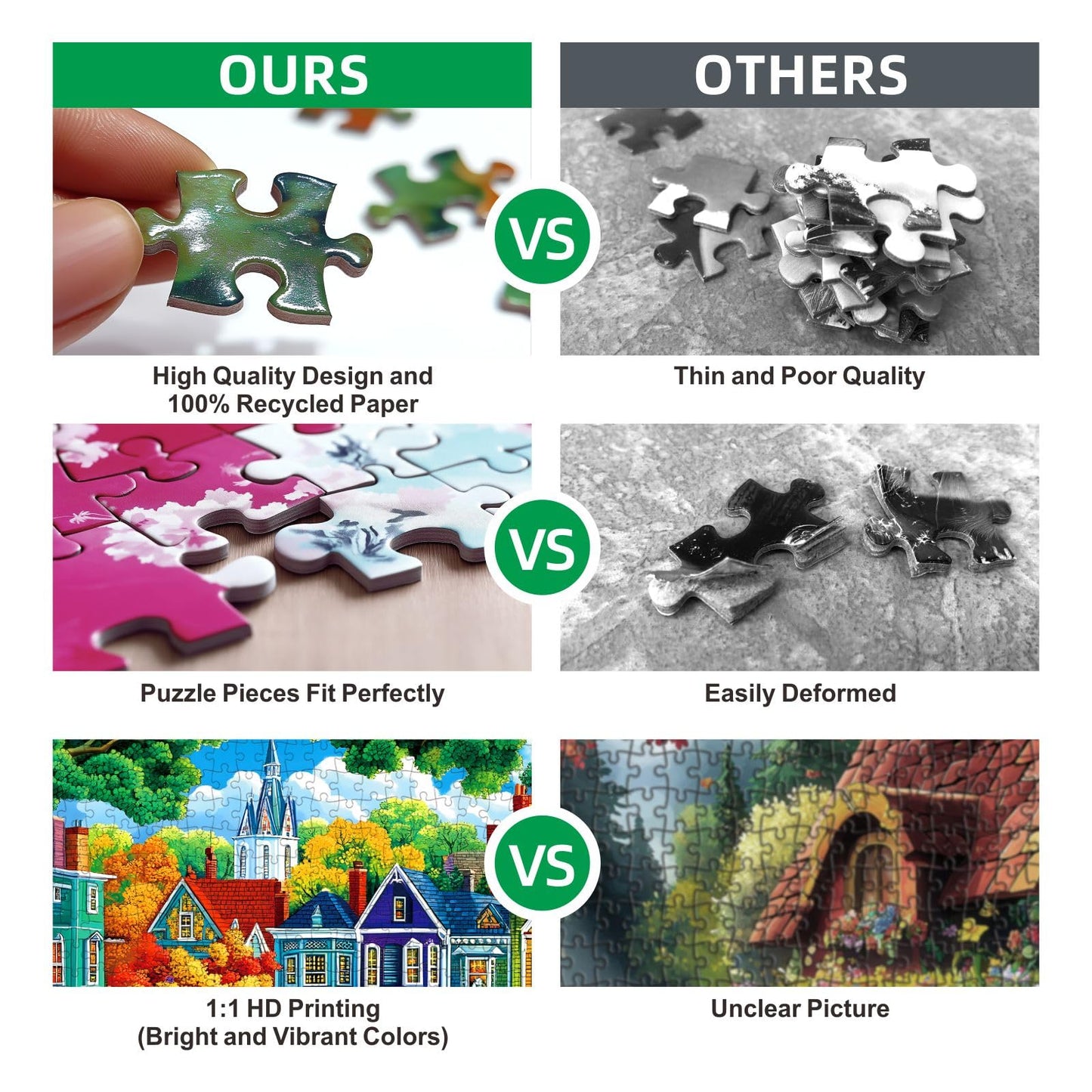 Blueforest Halloween 1000 Piece Jigsaw Puzzle for Adults - Spooky Ghosts, Skeletons, Pumpkins, Witch & Haunted House Puzzle, Challenging Fun Adult Puzzles for Relaxation, Decor & Gifts