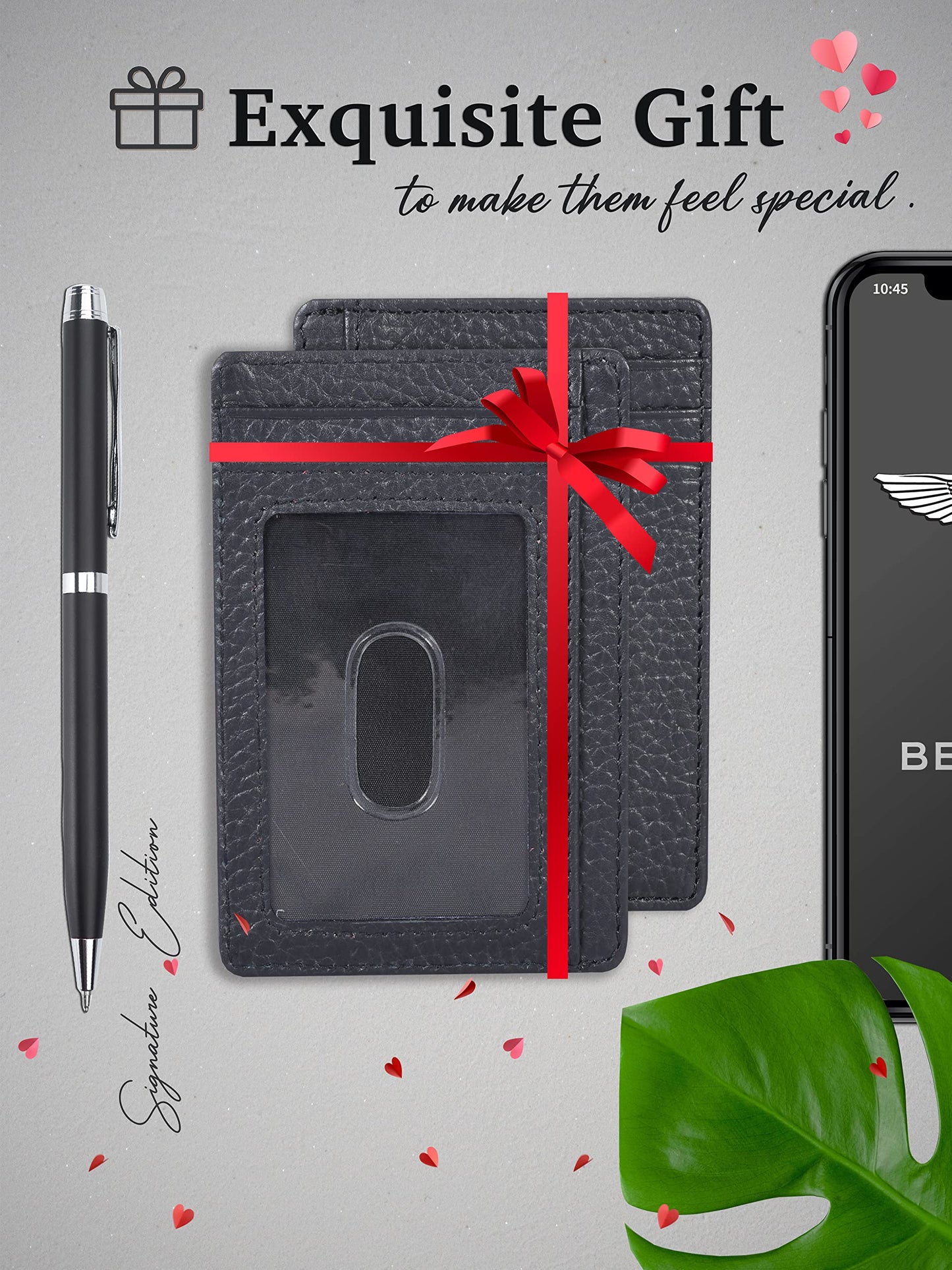 CALGARI® Italian Luxury Leather Minimalist Wallets | For Men and Women