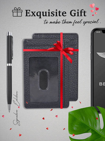 CALGARI® Italian Luxury Leather Minimalist Wallets | For Men and Women