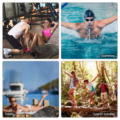 BeeGreen Mesh Drawstring Bag Swim Backpack for Beach Pool Sports Gym Draw String Cinch Bags for Swimming Soccer Basketball Gear Black