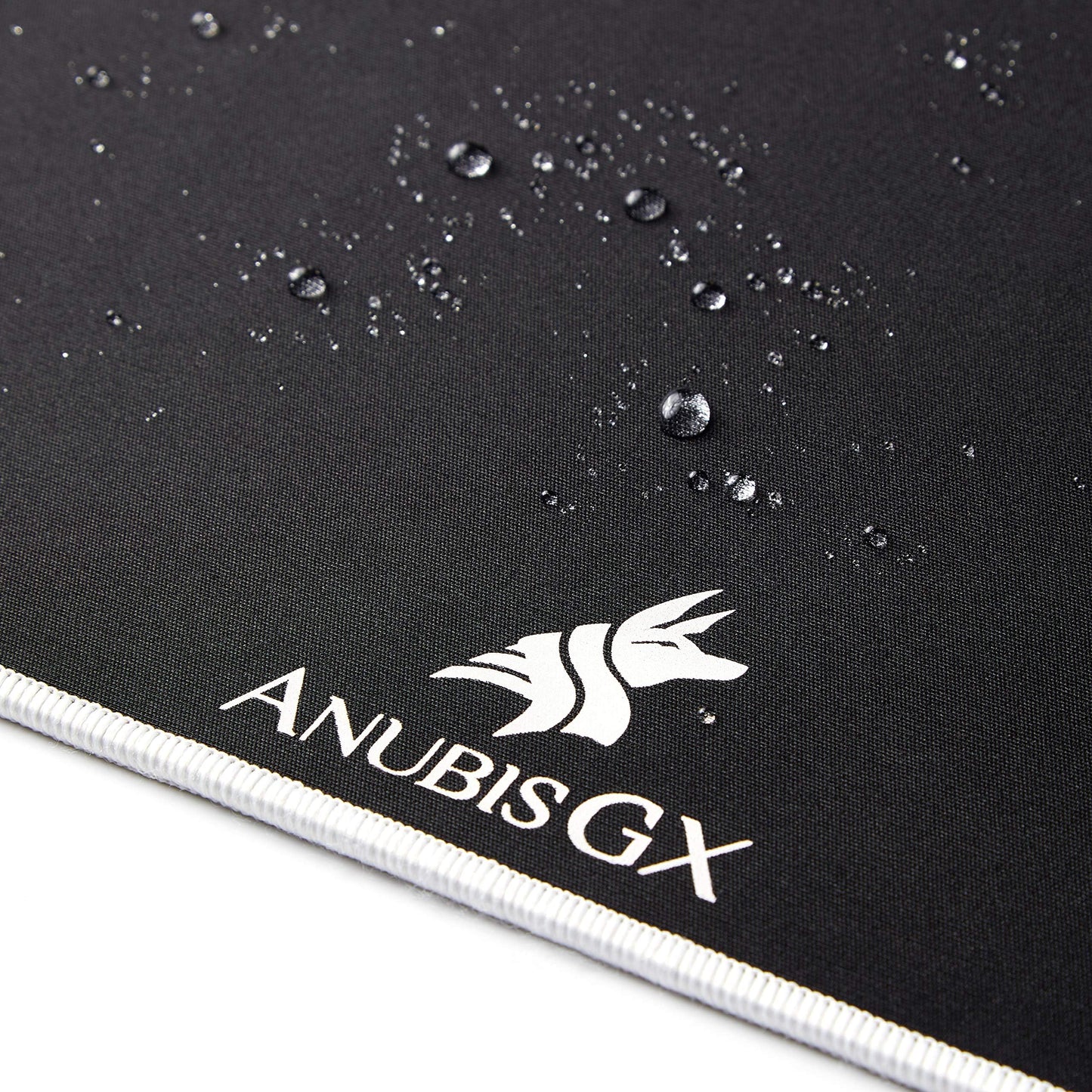 AnubisGX (68 Color/Size Options) Gaming Mouse Pad (Extended: 36x12), Black Pad with Stealth Black Stitching. Best Premium Waterproof Non RGB Non-Slip Computer Gaming XL Desk Mat
