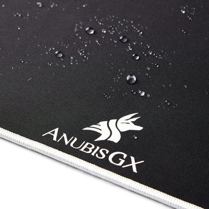 AnubisGX (68 Color/Size Options) Gaming Mouse Pad (Extended: 36x12), Black Pad with Stealth Black Stitching. Best Premium Waterproof Non RGB Non-Slip Computer Gaming XL Desk Mat