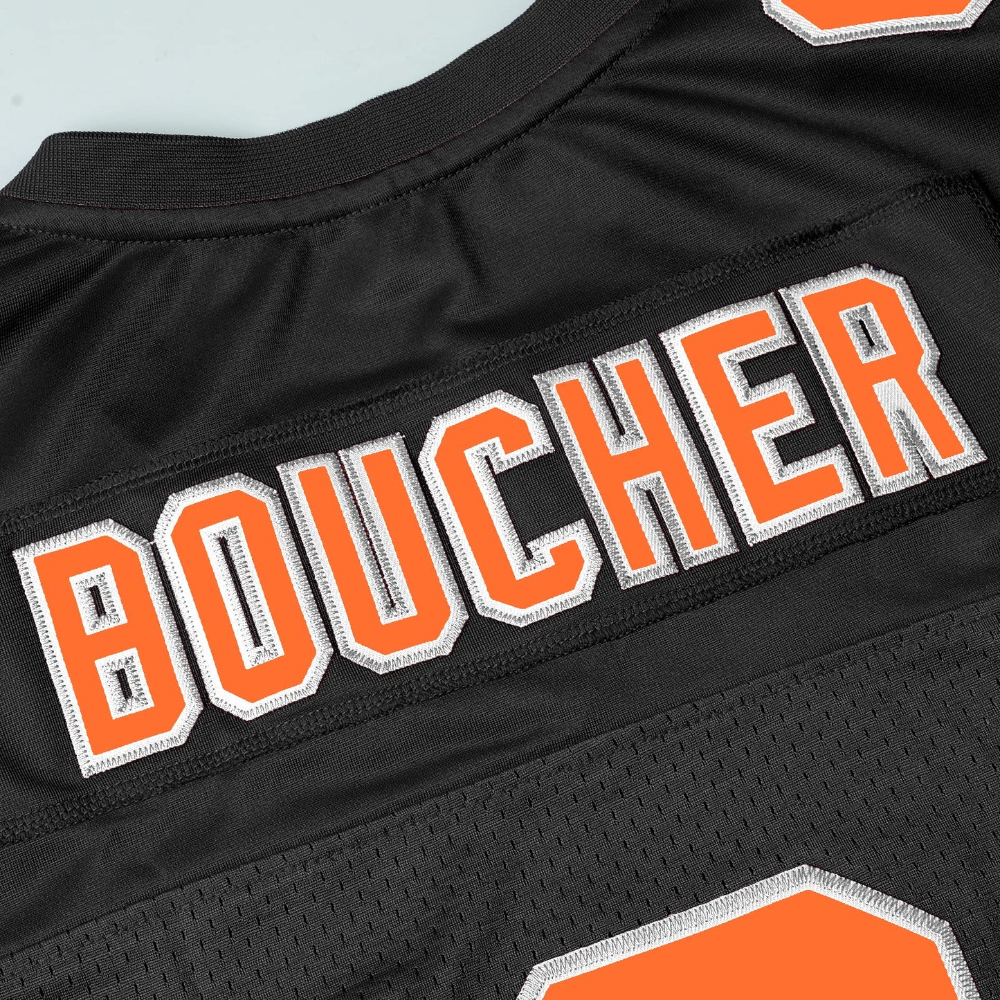Bobby Boucher #9 The Waterboy Adam Sandler Movie Mud Dogs Bourbon Bowl Football Jersey(Black-L)