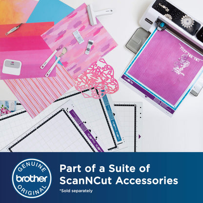 Brother ScanNCut Mat CAMATS12, 12" x 12" Scanning Mat, Non-Tack to Convert Materials into Custom Designs ( Packaging May Vary )