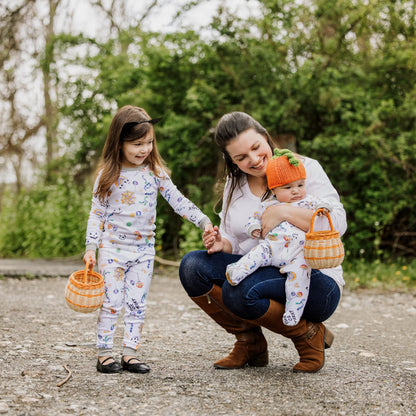 Burt's Bees Baby Baby Girl's Toddler Pajamas, Tee and Pant 2-Piece Pj Set, 100% Organic Cotton, Halloween Treats