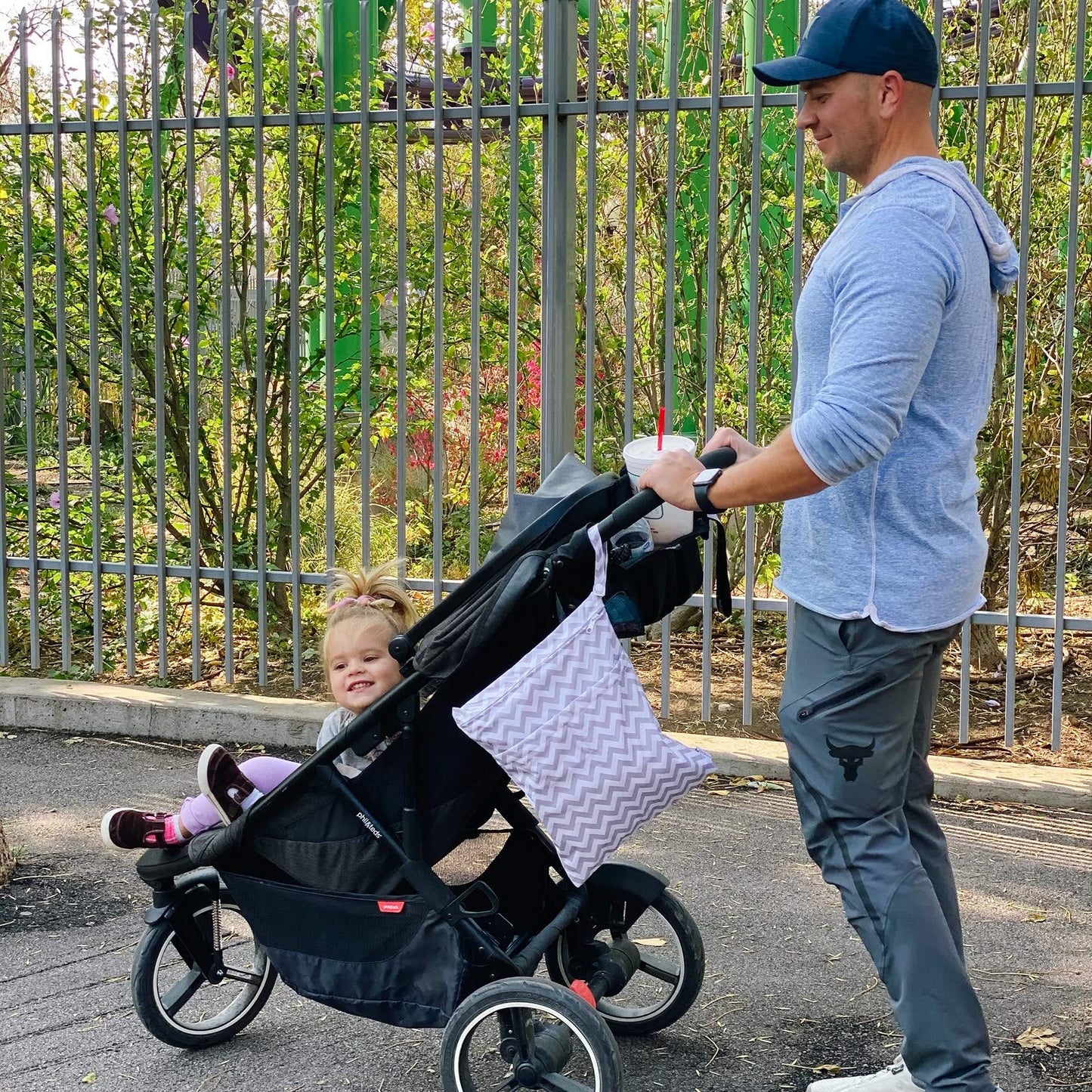 ALVABABY 2pcs Cloth Diaper Wet Dry Bags Waterproof Reusable with Two Zippered Pockets Travel Beach Pool Daycare Soiled Baby Items Yoga Gym Bag for Swimsuits or Wet Clothes L2933