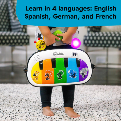 Baby Einstein 4-in-1 Kickin' Tunes Music and Language Play Gym and Piano Tummy Time Activity Mat