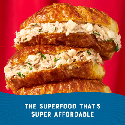 Bumble Bee Solid White Albacore Tuna in Water, 5 oz Can (Pack of 8) - Wild Caught Tuna - 29g Protein per Serving, High in Omega-3s - Non-GMO Project Verified, Gluten Free, Kosher