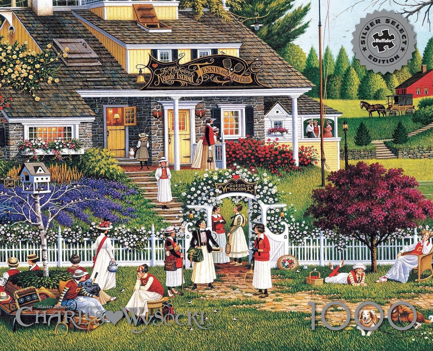 Buffalo Games - Silver Select - Charles Wysocki - Charles Wysocki - Love - 1000 Piece Jigsaw Puzzle for Adults - Challenging Puzzle Perfect for Game Night - Finished Size is 26.75 x 19.75