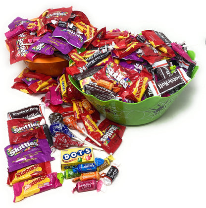 Assortit Holiday Special Bulk Candy Mix 11.25 Lb Starbursts FaveReds And Skittles Original And Wild Berry Tootsie Rolls Juniors Tootsie Snack Bars Tootsie Mini Dots Tootsie Pops Fruit Rolls 450+ Ct (180.4 Oz)