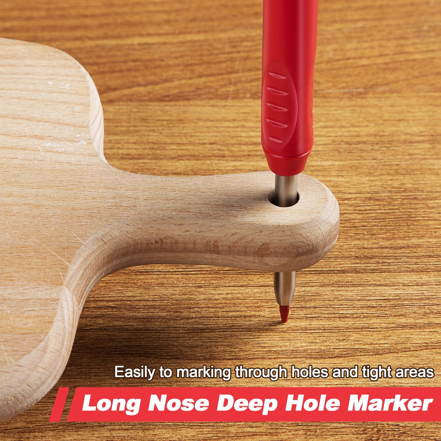 6 Pack Carpenter Pencil with Sharpener, Mechanical Carpenter Pencils with 36 Refills, Heavy Duty Construction Pencil Woodworking Tools for Architect Marking