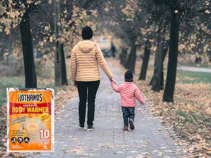 HOTHANDS Adhesive Body Air Activated Warmer Up to 10 Hours of Heat, 5 Count (Pack of 1)