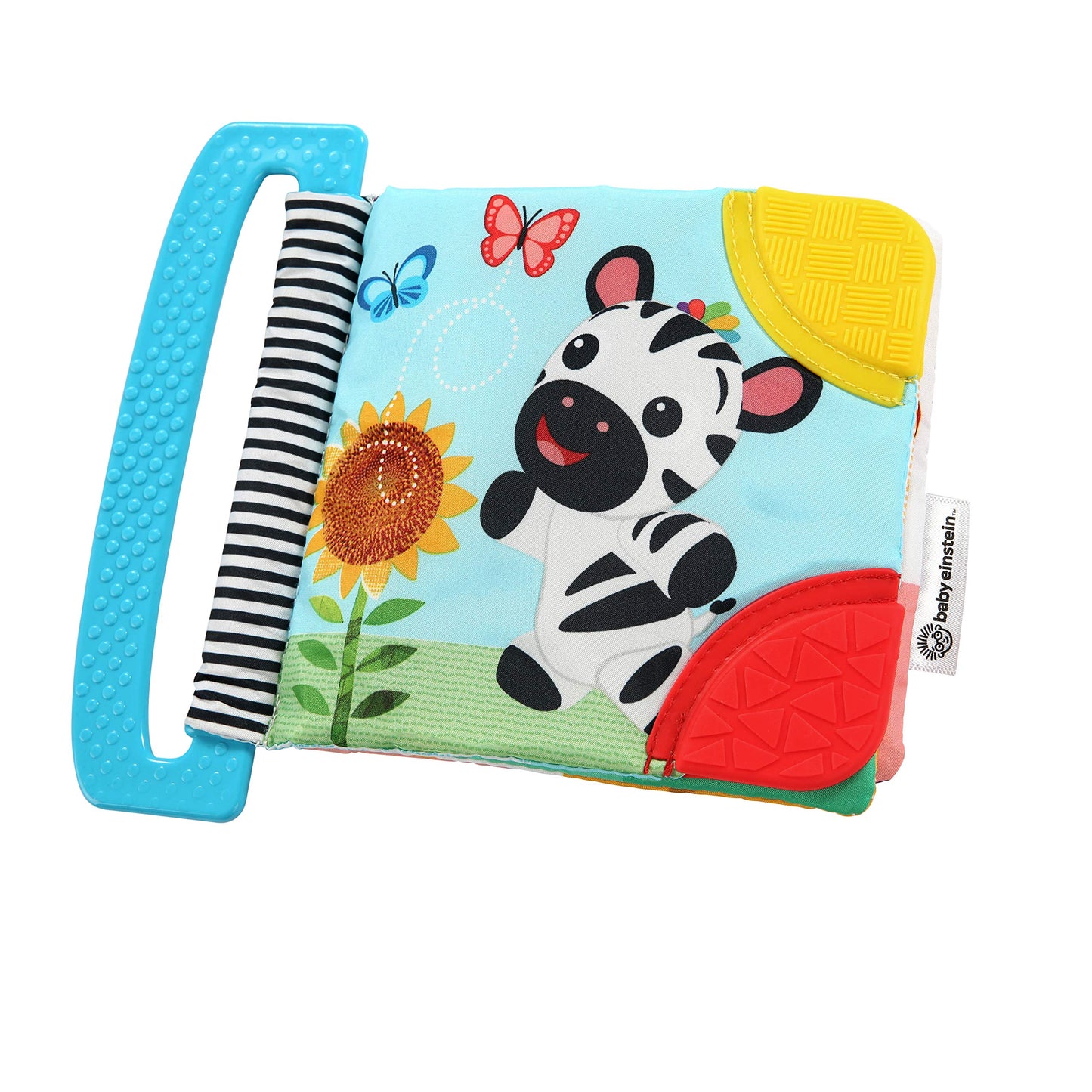 Baby Einstein Curious Explorers Teether Book Take-Along Toy, Ages Newborn +, Multicolored