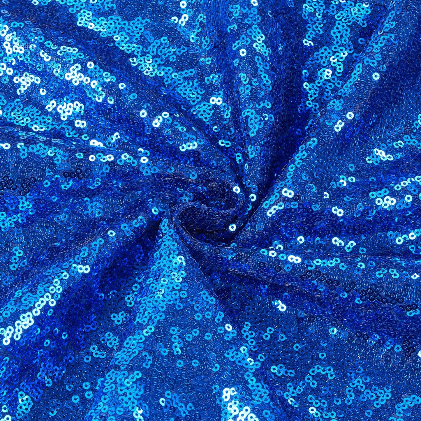 B-COOL Royal Blue Table Runner 12 Pack 12x72Inch Glitter Decoration Sparkly Fabric for Graduation Holiday Birthday Outdoor Dining Table Centerpieces