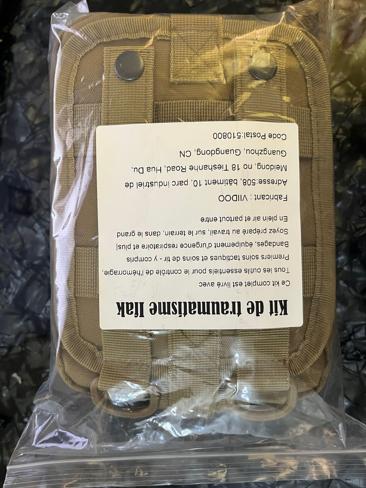 Ifak Trauma Kit, 74 Piece Upgrade Tactical First Aid Supplies, Molle Ifak Pouch Rip Away Refill Supplies for Survival Camping Hiking Travel