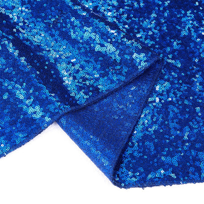 B-COOL Royal Blue Table Runner 12 Pack 12x72Inch Glitter Decoration Sparkly Fabric for Graduation Holiday Birthday Outdoor Dining Table Centerpieces