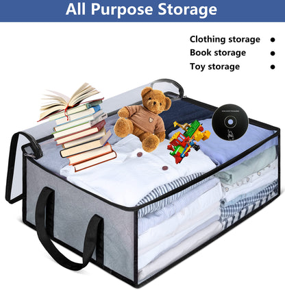 AOODA Hat Storage for Baseball Caps, Large Holds up to 40 Caps Wide Hat Organizer for Closet Snapback Holder, Grey